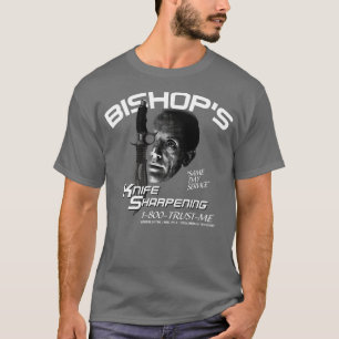Camiseta Serviço de Compartilhamento de Faca do Bispo