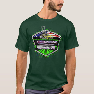 Camiseta Serviço de Cuidado de Jardim Patriótico Bandeira d