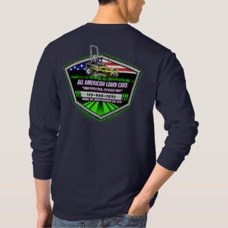 Camiseta Serviço de Cuidado de Jardim Patriótico Bandeira E