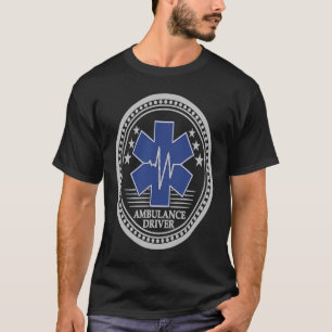 Camiseta Serviço de emergência do condutor ambulante