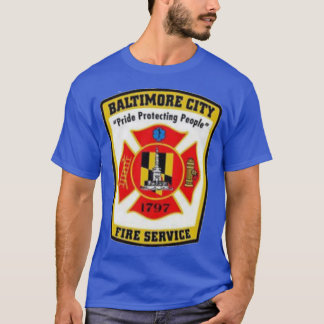 Camiseta Serviço de Incêndio em Baltimore