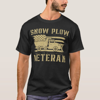 Camiseta Serviço de Inverno Limpa Neve Veterano Aposentado