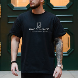 Camiseta Serviço de limpeza da janela do logotipo profissio