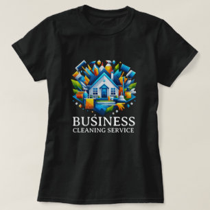 Camiseta Serviço de Limpeza de Casa Moderna Serviço de Limp