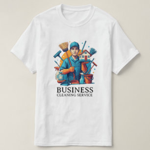 Camiseta Serviço de Limpeza de Casa Moderna Serviço de Limp