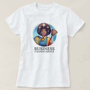 Camiseta Serviço de Limpeza de Casa Moderna Serviço de Limp