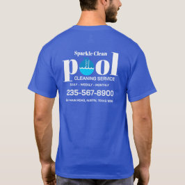 Camiseta Serviço de Limpeza de Piscina