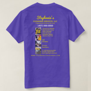 Camiseta Serviço de Limpeza Profissional/Serviço Doméstico