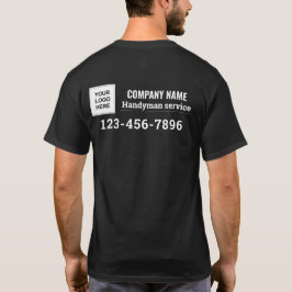 Camiseta Serviço de negócios de handyman: nome do logo - tr