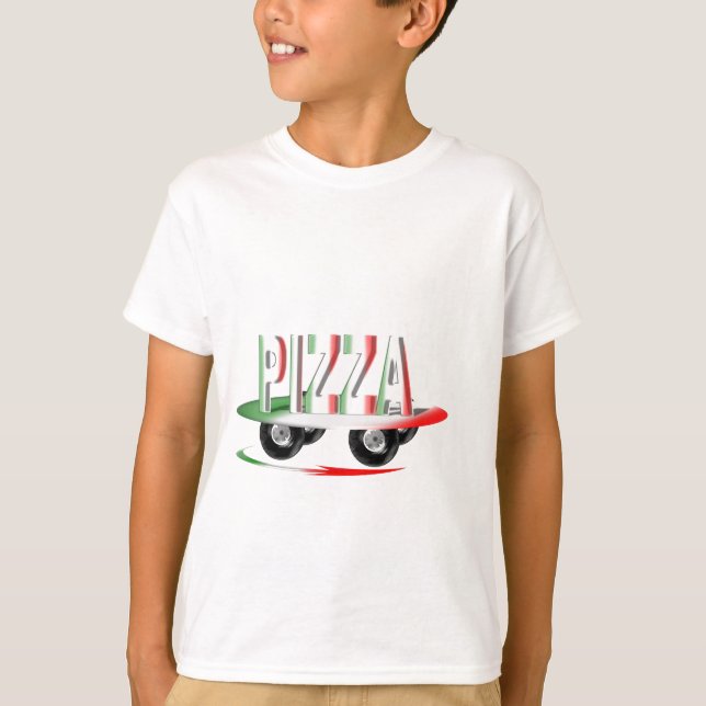 Camiseta Serviço de pizza (Frente)