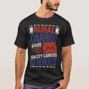 Camiseta Serviço de Posto da Transportadora Postal de Corre