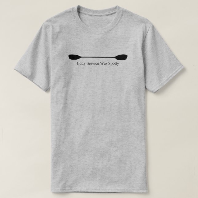 Camiseta Serviço de Redemoinho Foi Irregular Remo de Caiaqu (Frente do Design)