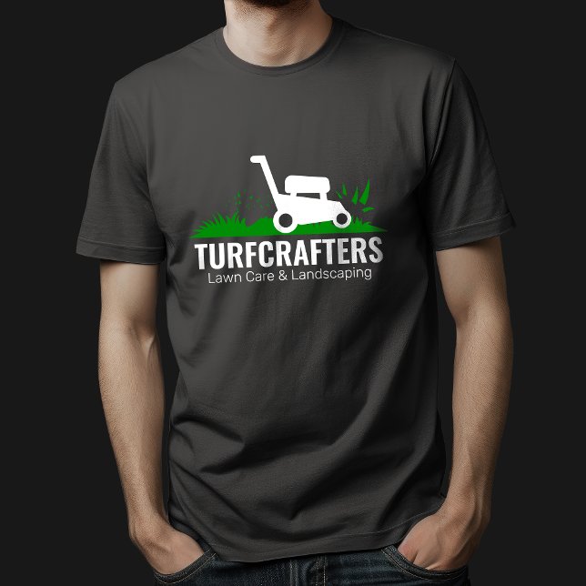 Camiseta Serviço de Remoção Paisagista Moderno para Cuidado (Criador carregado)