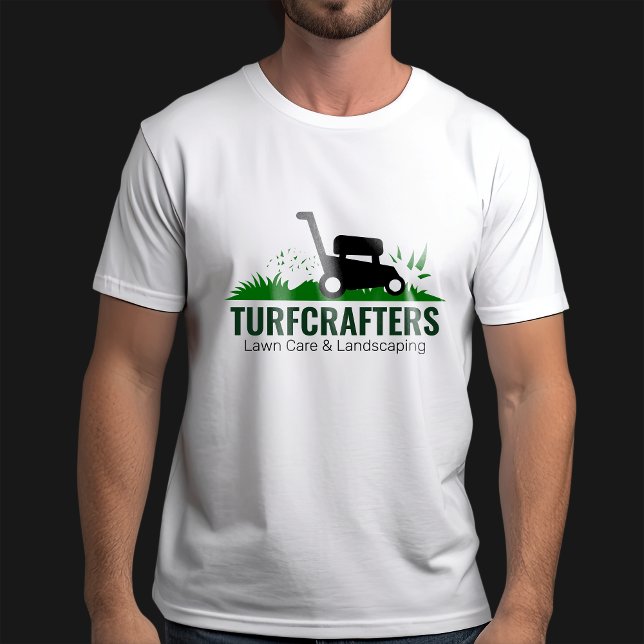 Camiseta Serviço de Remoção Paisagista Moderno para Cuidado (Criador carregado)