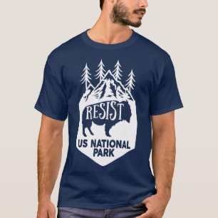 Camiseta Serviço de Resistência do Parque Nacional dos EUA 
