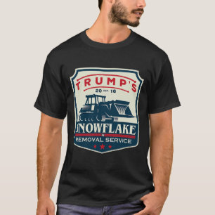 Camiseta Serviço de Rmoval Snowflake de Trump Funny Donald