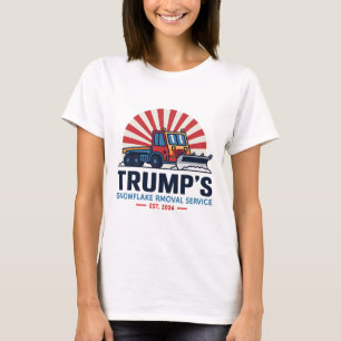 Camiseta Serviço de Rmoval Snowflake de Trump Funny Donald