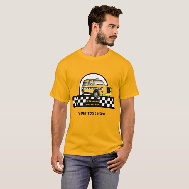 Camiseta Serviço de Taxi (Frente Completa)