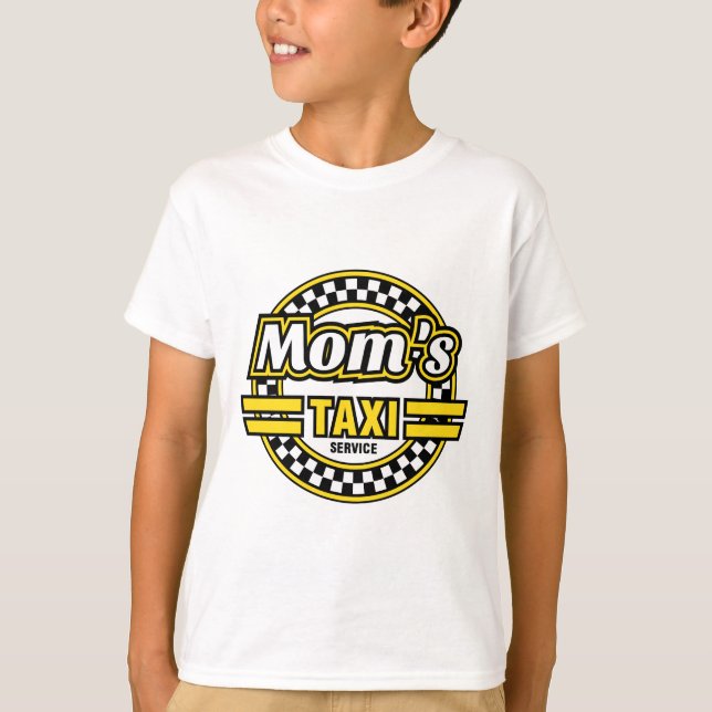 Camiseta Serviço de Táxi da Mamãe (Frente)