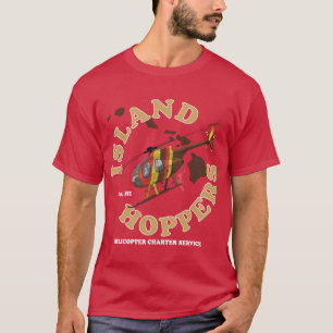 Camiseta Serviço de Táxi de Helicóptero Magnum PIs Island H