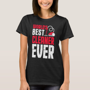 Camiseta Serviço de Trabalho Lady de Limpeza do Cleaner 1