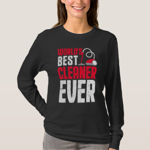 Camiseta Serviço de Trabalho Lady de Limpeza do Cleaner 1