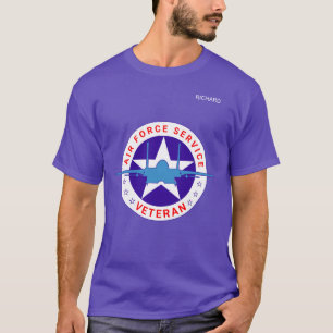 Camiseta Serviço de veterano da força aérea elegante