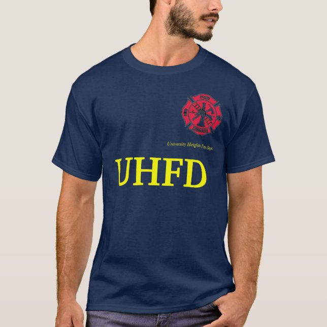 Camiseta Serviço do fogo de iowa das alturas da (Frente)