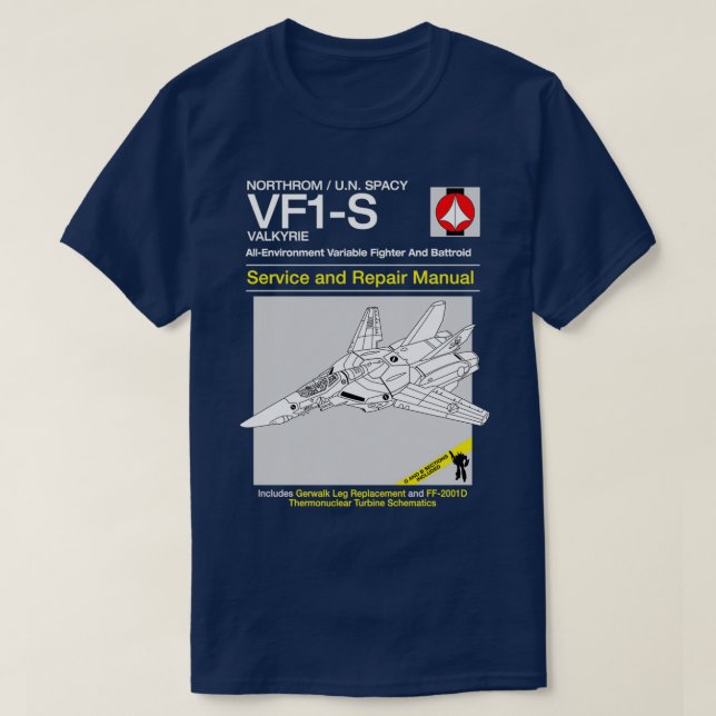 Camiseta Serviço e reparo VF1 (Frente do Design)