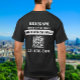 Camiseta Serviço elétrico doméstico Código QR Logotipo pers (Home electric service QR code Logo custom work T-Shirt)