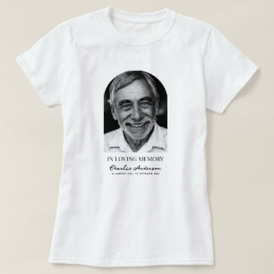 Camiseta Serviço Funerário ou Memorial de Foto Arco Moderno
