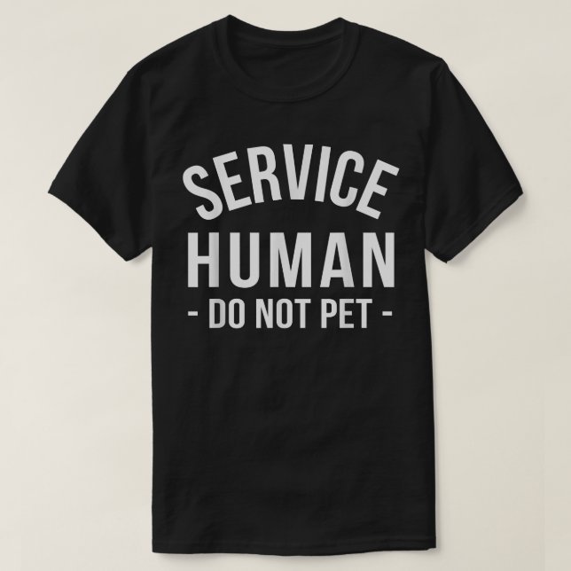 Camiseta Serviço Humano Não Pet T (Frente do Design)