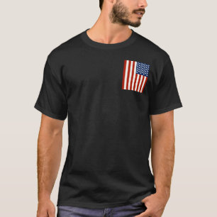 Camiseta Serviço Médico de Emergência - Bandeira EUA - E