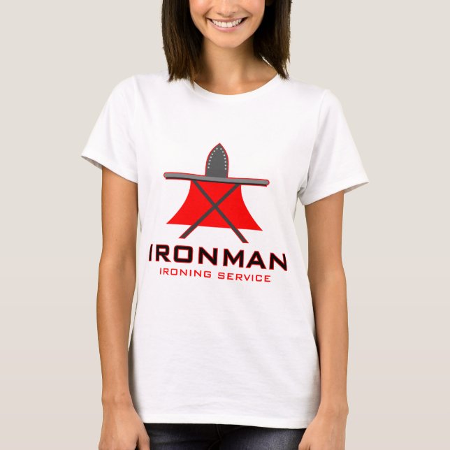 Camiseta Serviço passando de Ironman (Frente)