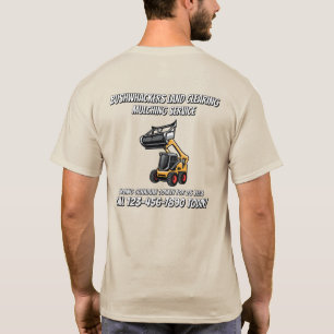 Camiseta Serviço Personalizado de Limpeza de Terras com Tri