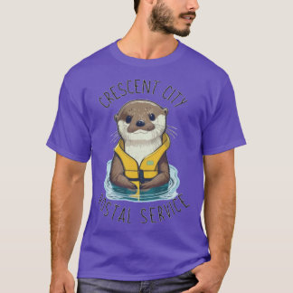 Camiseta Serviço Postal da Cidade Crescent Otter retrô