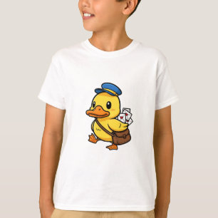 Camiseta Serviço Postal de Crianças Patozinho Carteiro