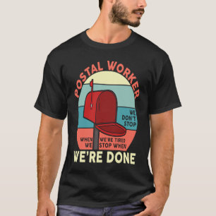 Camiseta Serviço Postal para um Carteiro Cool postmaster