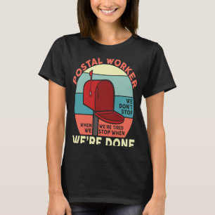Camiseta Serviço Postal para um Carteiro Legal