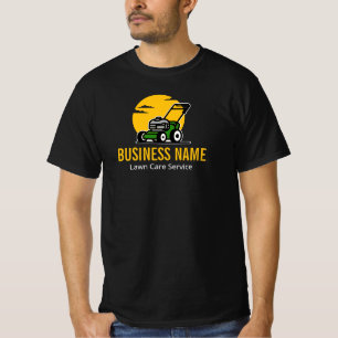Camiseta Serviço Profissional de Corte de Grama Verde Yello