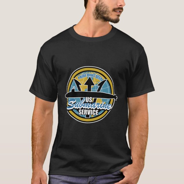 Camiseta Serviço Submarino Americano (Frente)