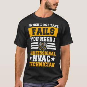 Camiseta Serviço técnico HVAC Serviço HVACR Tech Installer