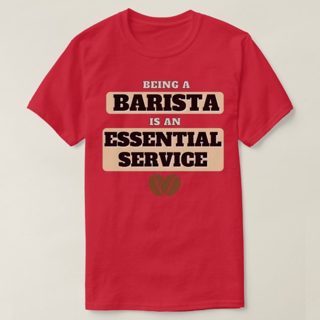 Camiseta Serviços Barista (Frente do Design)