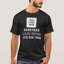Camiseta Serviços da empresa de reparação de casas da Handy