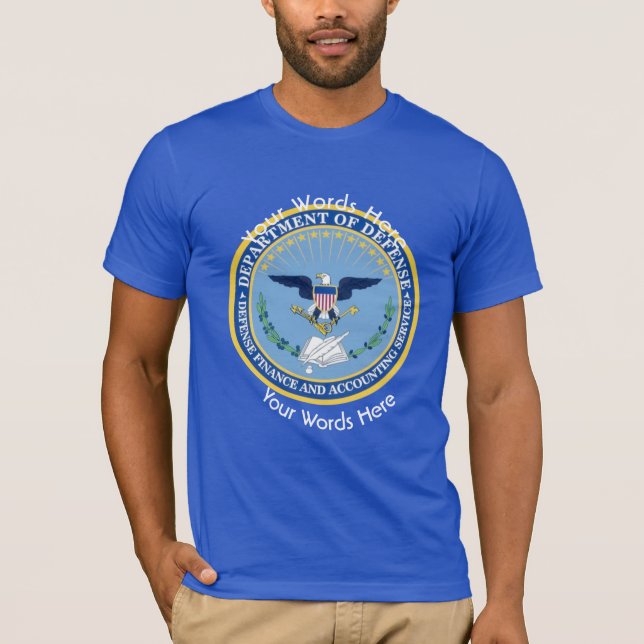 Camiseta Serviços de Contabilidade de Finanças de Defesa DF (Frente)