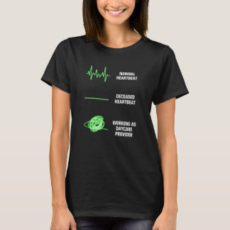 Camiseta Serviços de creche do Provedor de Cuidados Infanti