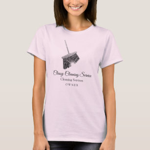 Camiseta Serviços de Limpeza de Cinzas Rosa Mantidos Hause