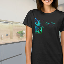 Camiseta Serviços de limpeza profissional de casas de limpe