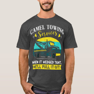 Camiseta Serviços de reboque Engraçado Camel Ideia de Desig