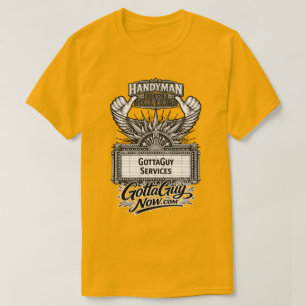 Camiseta Serviços GottaGuy SERVIÇOS ESTE GUY! Solução de Mã